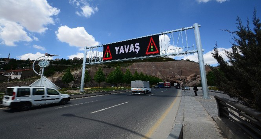 Ankara trafiği LED’li ekranlara emanet
