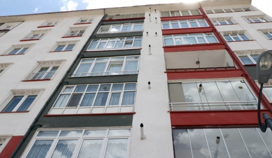 Yozgat'ta bulunan apartmanda keramet var