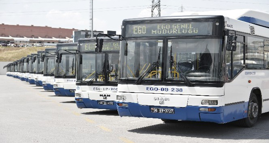 Hafta sonu Ankara'da otobüs bedava
