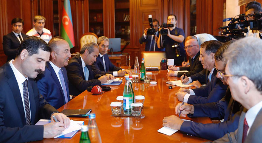 Dışişleri Bakanı Çavuşoğlu, Azerbaycan’da
