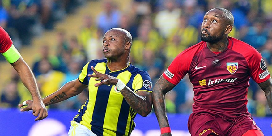 Kayserispor, Fenerbahçe'yi 3-2 yendi