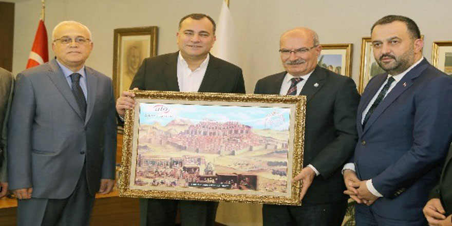 ATO Başkanı Baran'dan Alper Taşdelen'e ziyaret