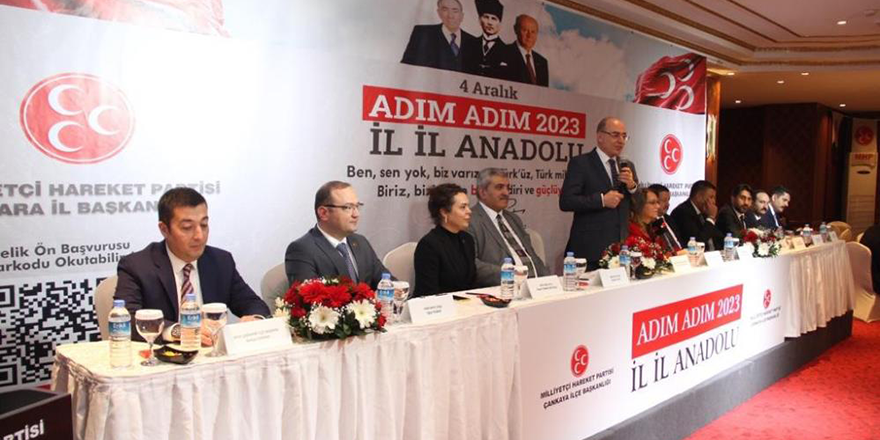 MHP "Adım Adım 2023, İl İl Anadolu” programı Çankaya'da düzenlendi