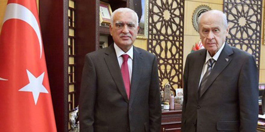 Bahçeli ile Türkmeneli Partisi Başkanı Sarıkahya görüştü
