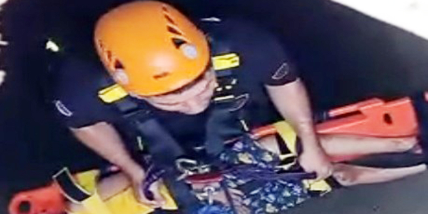 25 metrelik kuyuya düşen çocuk yaralı şekilde kurtarıldı