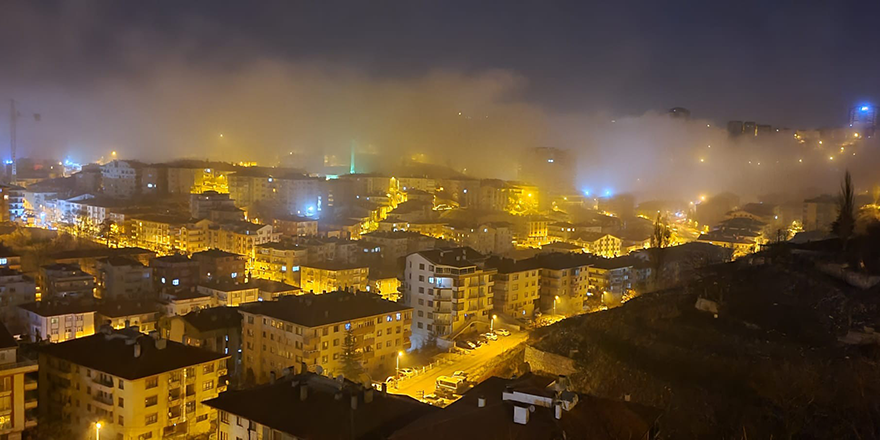 Ankara’da sis etkili oldu
