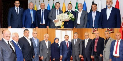 Kırşehirliler’den MHP’li başkanlara ziyaret