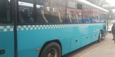 Otobüste uyuyan kadına taciz iddiası