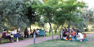 Yaz sıcaklığına çare Çankaya Parkları