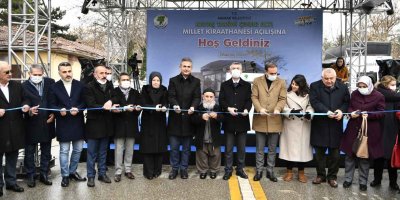 Tarihi Çınar Altı Millet Kıraathanesi açıldı