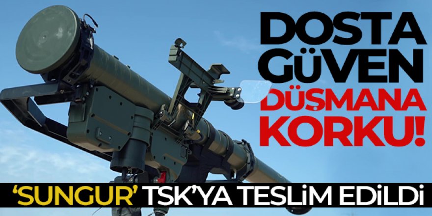 Demir: 'SUNGUR silah sisteminin ilk kafilesini TSK'ya teslim ettik'