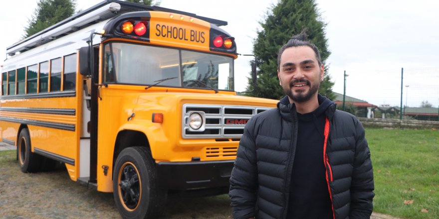Video: 700 bin TL harcadığı hayalindeki ‘School Bus' ile dünya turuna çıkıyor